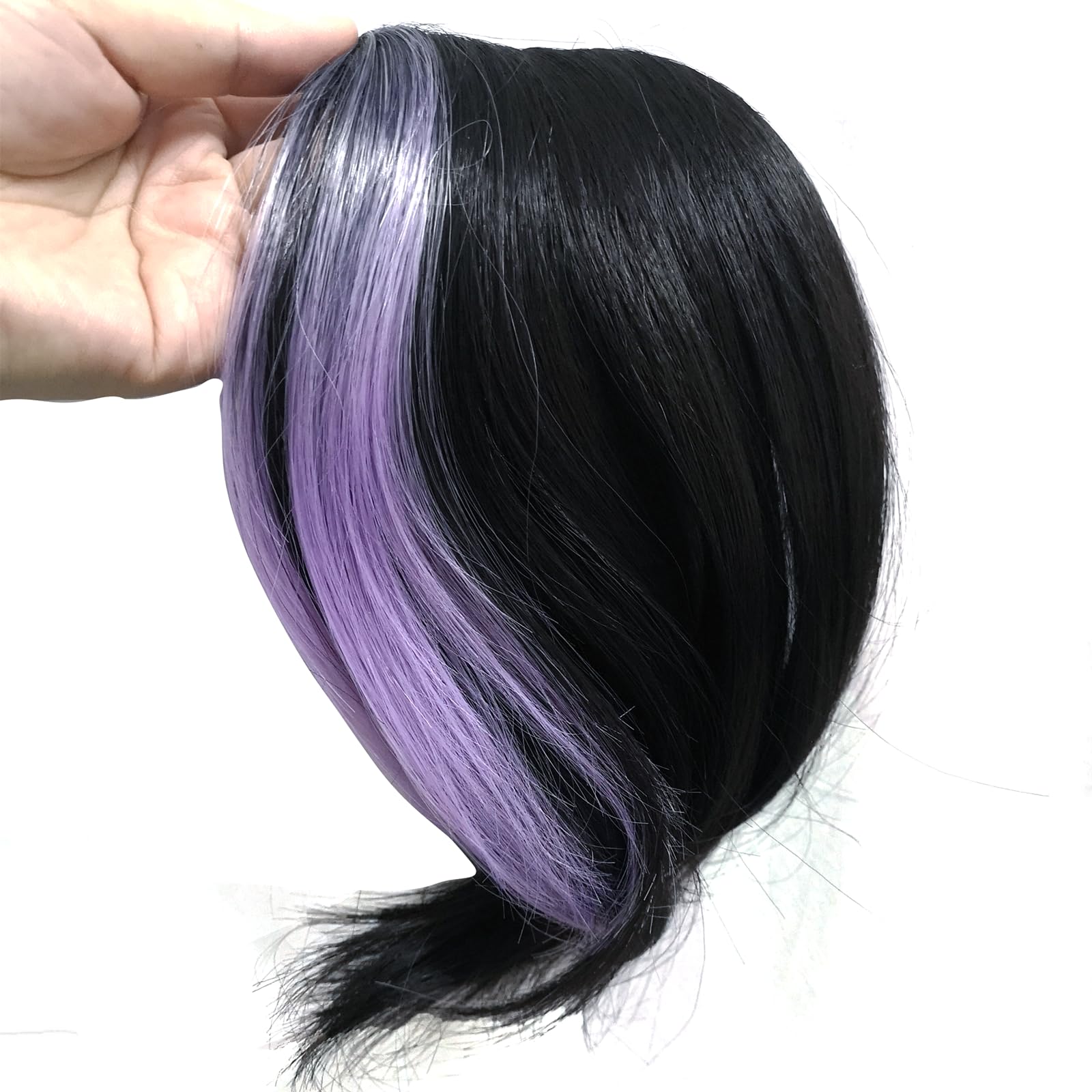 Amazon.co.jp: ハイライトカラー前髪ウイッグ 女性用部分ウィッグ